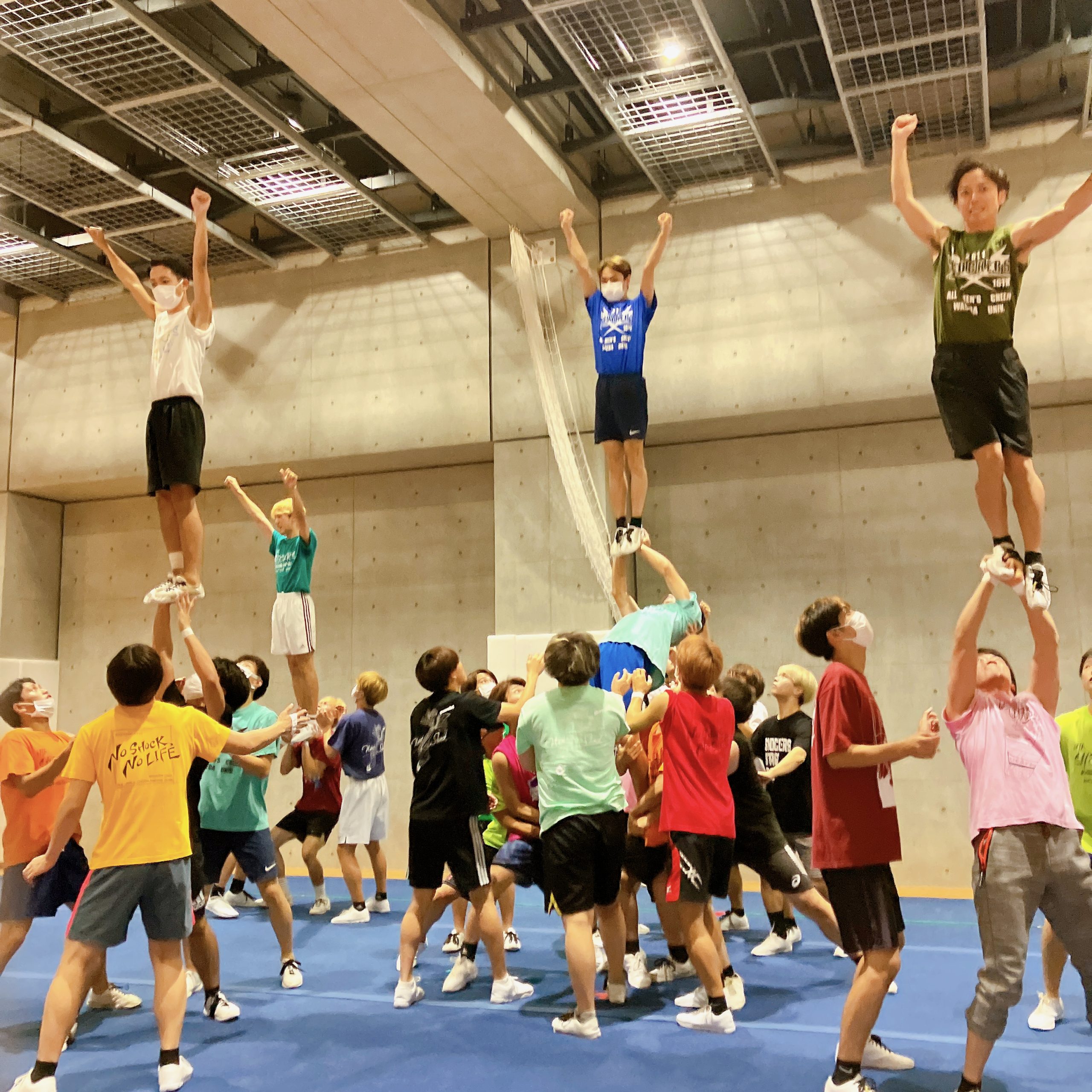 リハーサルしている様子