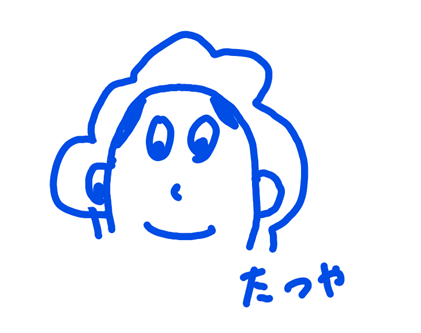 サザエさんのイラストを描きました。たつやによる力作。