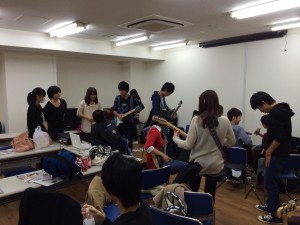 今日の1枚 横浜市立桜丘高校sbc 軽音 部の皆さんに 即レコ 体験し